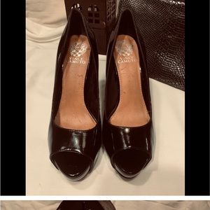 NOT FOR SALE Vince Camuto Patent Leather Slip-on Stilletto Heels 7 1/2